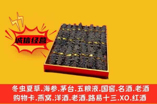 集安市回收海参